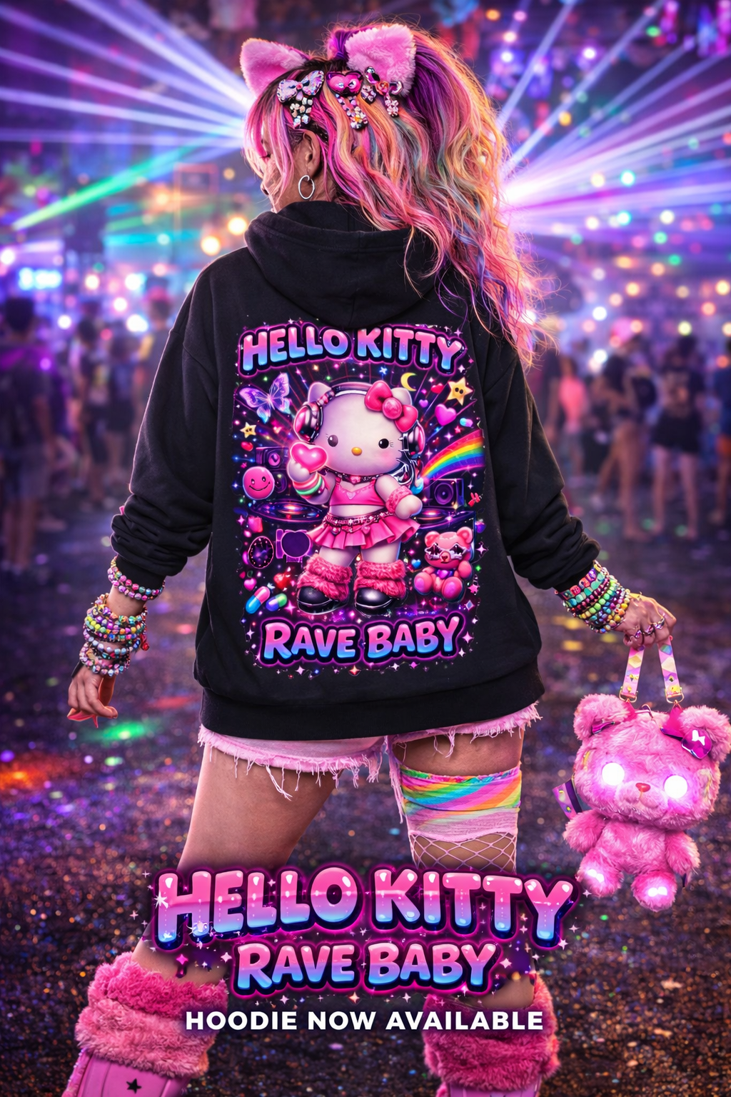 Y2K Rave Baby Hoodie